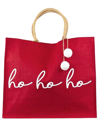 Holiday Haul Jute Tote Bag - 5 options!
