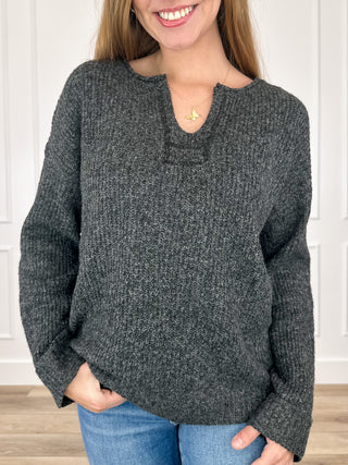 I Still See You Knit Long Sleeve Avery Mae Sweater Top - Multiple Colors