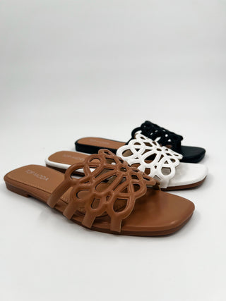 You Make My Day Sweet Faux Leather Sandals - Multiple Colors