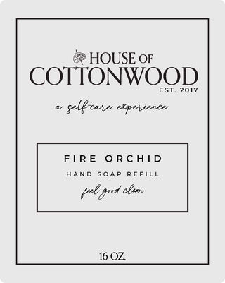 House of Cottonwood Foaming Hand Soap Refill - Fire Orchid