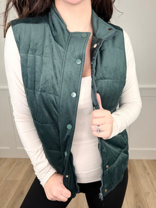 Unlocking Potential Soft Corduroy Avery Mae Puffer Vest - 2 colors!