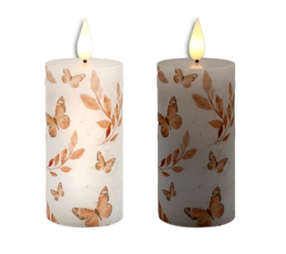 Flameless LED Butterfly Candle