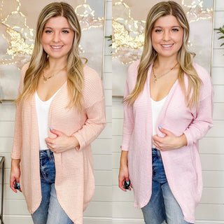 Kori See You Tomorrow Three Quarter Sleeve Cardigan - 2 colors!