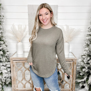 Making Friends Doe & Rae Ribbed Long Sleeve Top - 2 colors!