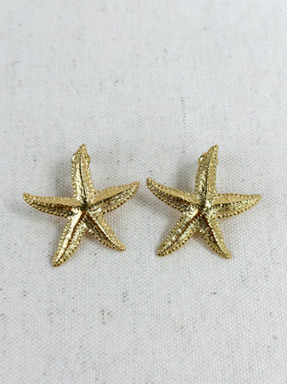Beach Daze Gold Stud Earrings