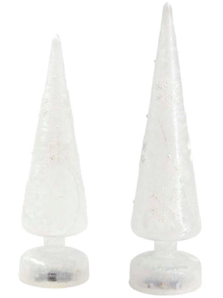 Frosted Flake Glass Light Up Decor - 2 options!