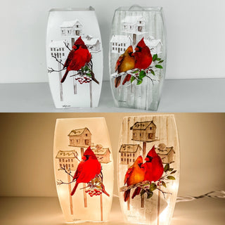 Home for Christmas Glass Light Up Decor - 2 options!