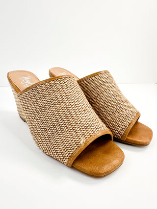 Corky's Good Vibes Woven Tan Wedges