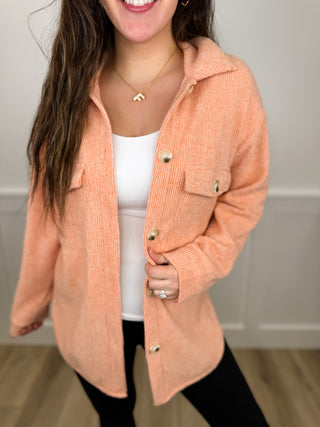 Look No Further Knit Long Sleeve Avery Mae Button Up Top - 4 colors!