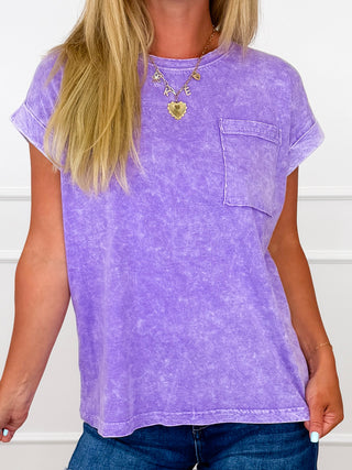 Zenana Basic Let's Get Going Cotton Short Sleeve Top - Multiple Colors