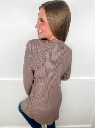 All the Needed Cozy Vibes Knit Long Sleeve Avery Mae Cardigan - 2 colors!
