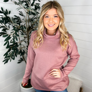 Dear Scarlett On Your Way to Greatness Long Sleeve Cowl Neck Weekender Top - 5 colors!