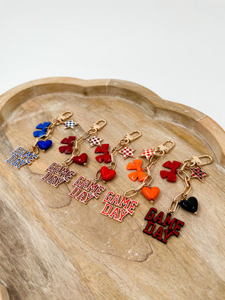 All About Game Day Keychain - 5 colors!