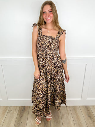 Spotted Sweetheart Rayon Blend Leopard Avery Mae Dress