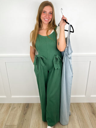 No Surprises Denim Avery Mae Jumpsuit - 2 colors!