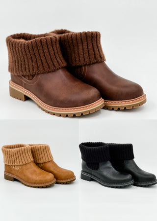 Corkys Larger Than Life Faux Leather Booties - 3 colors!