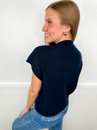 All the Needed Style Rayon Blend Short Sleeve Avery Mae Mom Cropped Sweater Top - 6 colors!