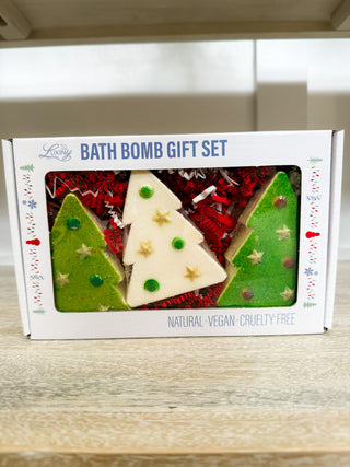 Christmas Tree Bath Bomb Set