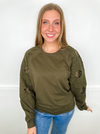 Just Say the Word Cotton Blend Long Sleeve Avery Mae Top - 3 colors!