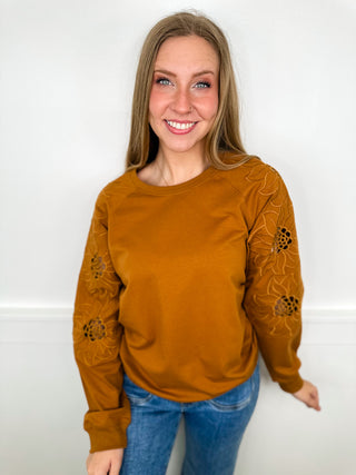 Just Say the Word Cotton Blend Long Sleeve Avery Mae Top - 3 colors!