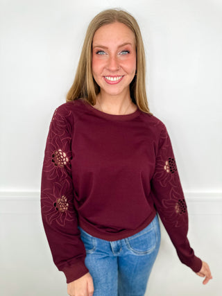 Just Say the Word Cotton Blend Long Sleeve Avery Mae Top - 3 colors!