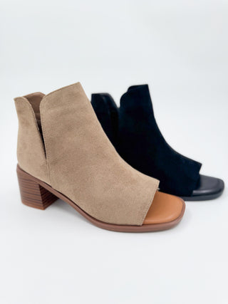Just Keep Going Faux Suede Booties - 2 colors!