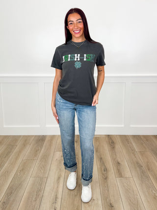 Judy Blue Jovie Mid-Rise Boyfriend Jeans - Medium Wash (Bleached, Distressed)