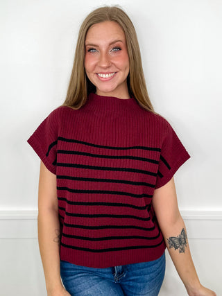 Time For Fun Rayon Blend Short Sleeve Avery Mae Mom Cropped Sweater Top - 5 colors!