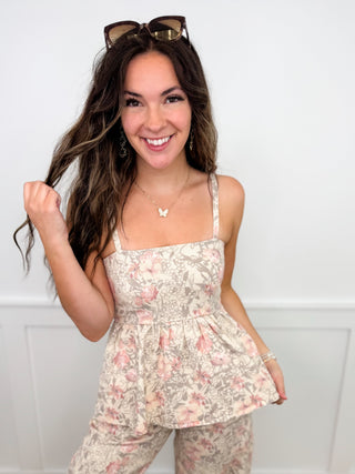 In My Prime Cotton Floral Avery Mae Tank Top