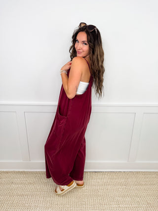 Easel Keep it Casual Cotton Blend Jumpsuit - 2 colors!