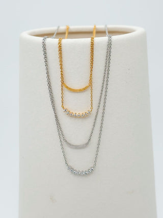 All That Needed Shine Layered Necklace - 2 colors!