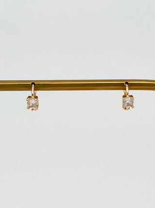 All the Bling Gold Hoop Earrings