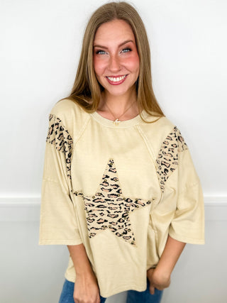 Easel Making Moves Cotton 3/4 Sleeve Leopard Print Top - 4 colors!