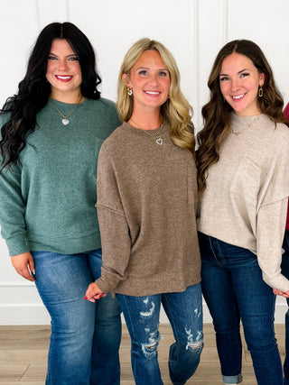 Zenana Feel the Comfort Knit Long Sleeve Top - Multiple Colors