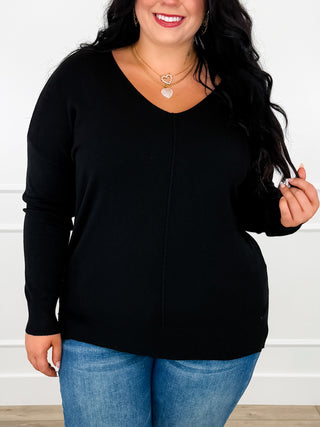 Zenana Basic Tempted By it Knit Long Sleeve Sweater Top - Multiple Colors