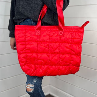 Need a Break Puffer Tote Bag - 6 colors!