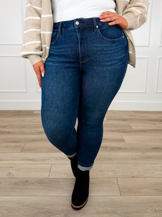 Judy Blue Kyla Tummy Control Skinny Jeans - Dark Wash (Non Distressed)