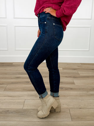 Judy Blue Kyla Tummy Control Skinny Jeans - Dark Wash (Non Distressed)