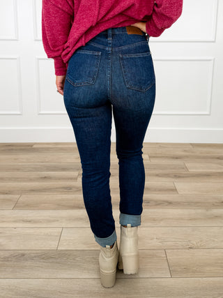 Judy Blue Kyla Tummy Control Skinny Jeans - Dark Wash (Non Distressed)