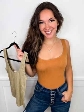 Hem & Thread Getting Close Lightweight Mom Cropped Tank Top - 2 colors!