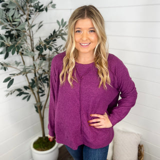 Be Ready Ribbed Long Sleeve Avery Mae Top - 7 colors!