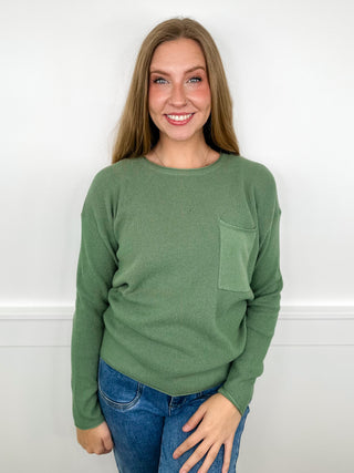 On the Move Knit Long Sleeve Avery Mae Sweater Top - 4 colors!
