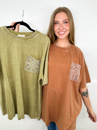 Easel Timeless Relaxation Cotton Short Sleeve Top - 5 colors!