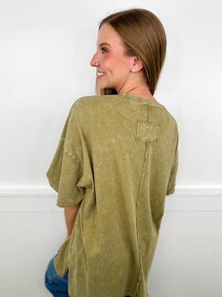 Easel Timeless Relaxation Cotton Short Sleeve Top - 5 colors!