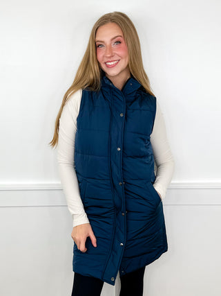 It's Cold Out There Avery Mae Puffer Vest - 8 colors!