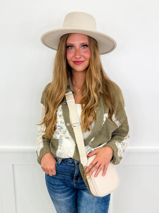 Unpredictable Times Knit Long Sleeve Avery Mae Button Up Top - 2 colors!