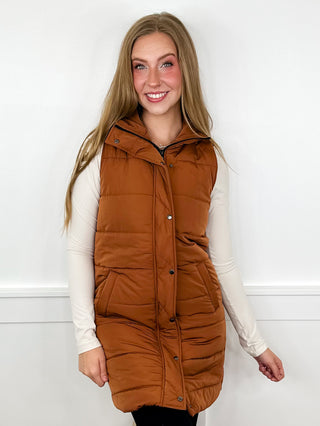 It's Cold Out There Avery Mae Puffer Vest - 8 colors!