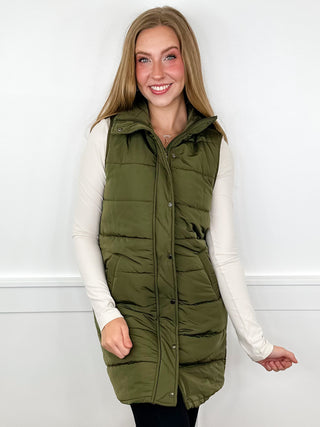 It's Cold Out There Avery Mae Puffer Vest - 8 colors!