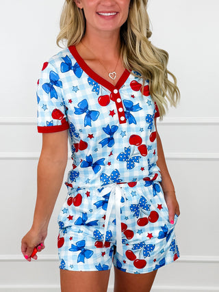 Shirley & Stone Let Freedom Dream High-Rise PJ Set