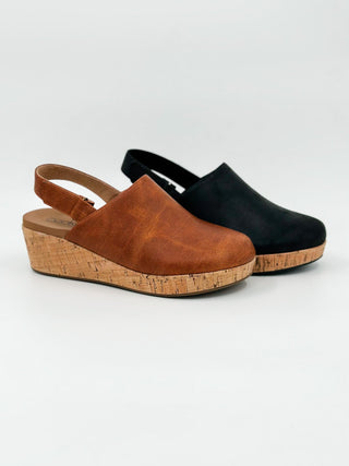 Corkys Step Into Style Faux Leather Wedges - 2 colors!